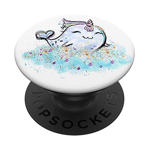 Süßes Einhorn Narwal PAAQ017 PopSockets PopGrip: Ausziehbarer Sockel und Griff für Handys/Tablets mit Tauschbarem Top Süßes Einhorn Narwal PAAQ017 PopSockets PopGrip: Ausziehbarer Sockel und Griff für Handys/Tablets mit Tauschbarem Top von Swesly Mobiltelefon