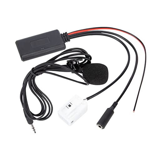 Swgaunc Audio Adapter, Bluetooth & Mikrofonkabel für 207 307 308 407 607 807 1007 4007 C2 C3 C4 C5 C6 C8 Autoradio Stereo RD4 AUX von Swgaunc