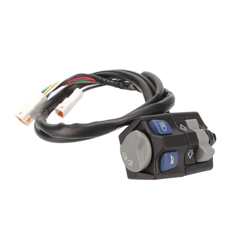 Motorrad Horn Flammendurchschlag-schalter Fit for EC250-300 EC250F/350F 21-23 TE 125 14-16 TE 150 17-19 TE 250(A-Five in one switch) von SwiPle