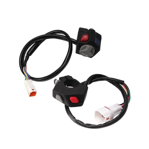 Motorrad Horn Flammendurchschlag-schalter Fit for EC250-300 EC250F/350F 21-23 TE 125 14-16 TE 150 17-19 TE 250(G-Left Right Set 2) von SwiPle