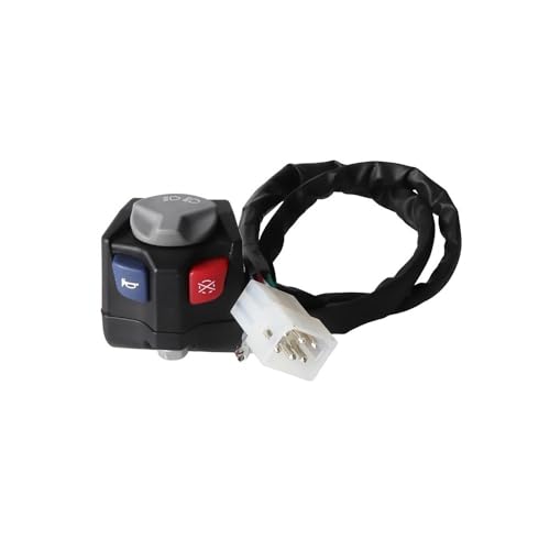 Motorrad Universal Flameout Start Stop Horn Flameout-Schalter Drei-Funktions-Schalter-Taste Fit for TE/FE 125-250(A) von SwiPle