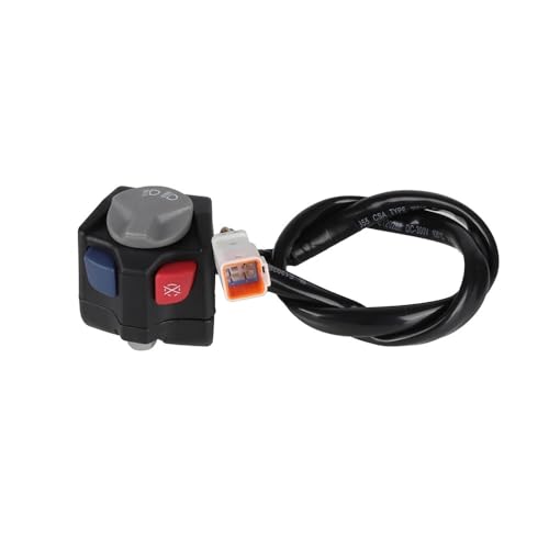 Motorrad Universal Flameout Start Stop Horn Flameout-Schalter Drei-Funktions-Schalter-Taste Fit for TE/FE 125-250(B) von SwiPle