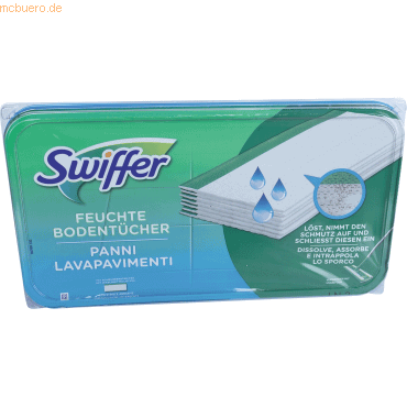 Swiffer Bodentuch feucht 750418 Nachfüllsatz 12 Stück Swiffer Bodentuch feucht 750418 Nachfüllsatz 12 Stück von Swiffer