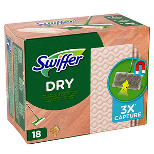 Swiffer DRY Staubfangtücher Mikrofaser, 18 St. von Swiffer