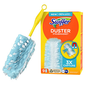 Swiffer DUSTER STAUBMAGNET mit Febreze-Duft Staubfangtücher Mikrofaser, 9 Tücher von Swiffer