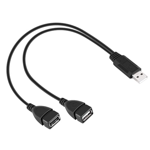 Swiixxer USB 2.0A Stecker auf 2 Dual USB Buchse Y Splitter Verteiler Adapter Kabel von Swiixxer