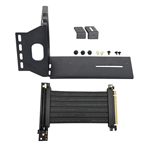 Swiixxer Vertikaler GPU Stand Bild Karten Halter mit PCI Express VerläNgerungs Kabel Feste GPU PCI-E Eingebaute Vertikale Halterung von Swiixxer