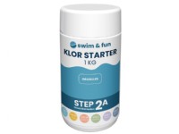 Swim&Fun Klor Starter Schnell auflösendes Granulat - 1 kg - Schritt 2A von Swim&Fun