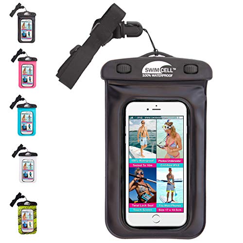 SwimCell wasserdichte Handyhülle – Wasserdichter Beutel Handy Zum Schwimmen für iPhone, Samsung und ALLE Standard große Handys 10 x 16,5cm. wasserdichte Tasche für Handy, Schlüssel, Geld. IPX8. 10m. SwimCell wasserdichte Handyhülle – Wasserdichter Beutel Handy Zum Schwimmen für iPhone, Samsung und ALLE Standard große Handys 10 x 16,5cm. wasserdichte Tasche für Handy, Schlüssel, Geld. IPX8. 10m. von SwimCell