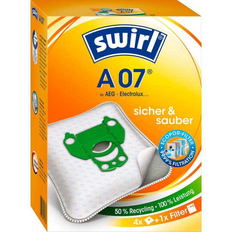 Staubsaugerbeutel A07 EcoPor von Swirl