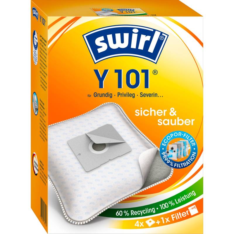 Staubsaugerbeutel Y101 EcoPor von Swirl