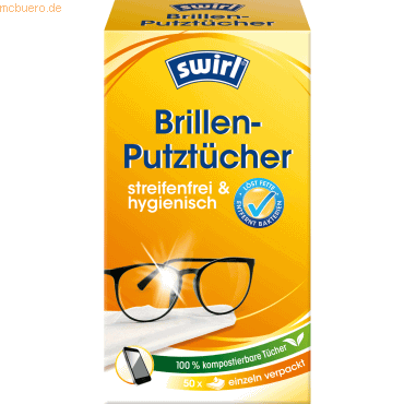 Swirl Brillen-Putztücher 172368 50SStück Swirl Brillen-Putztücher 172368 50SStück von Swirl