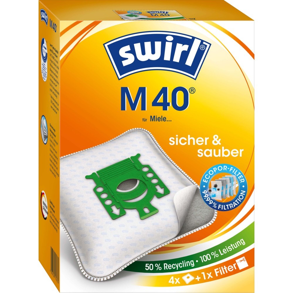 Swirl Staubbeutel M 40(M 54)EcoPor VE4 179374 von Swirl