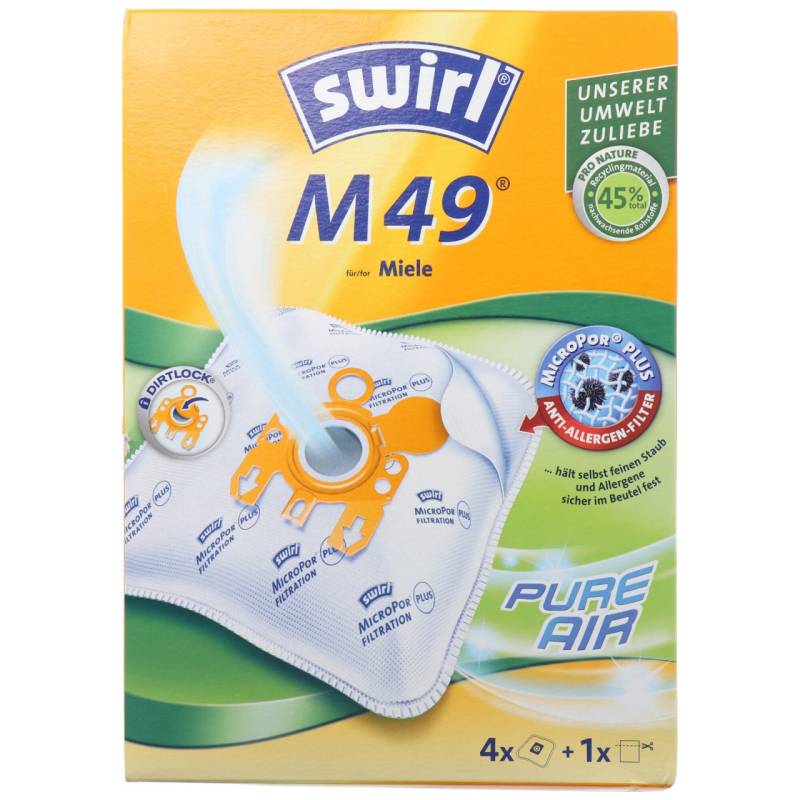 Swirl Staubsaugerbeutel M49 MicroPor Plus für Miele Staubsauger von Swirl
