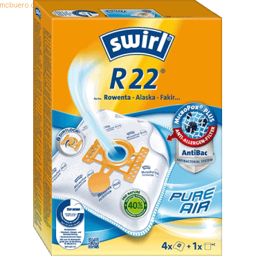 Swirl Staubsaugerbeutel R 22 MicroPor VE=4 Stück Swirl Staubsaugerbeutel R 22 MicroPor VE=4 Stück von Swirl
