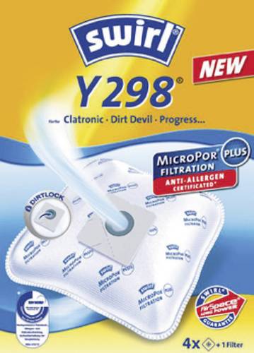 Swirl Y298 MicroPor Staubsaugerbeutel 4St. Swirl Y298 MicroPor Staubsaugerbeutel 4St. von Swirl