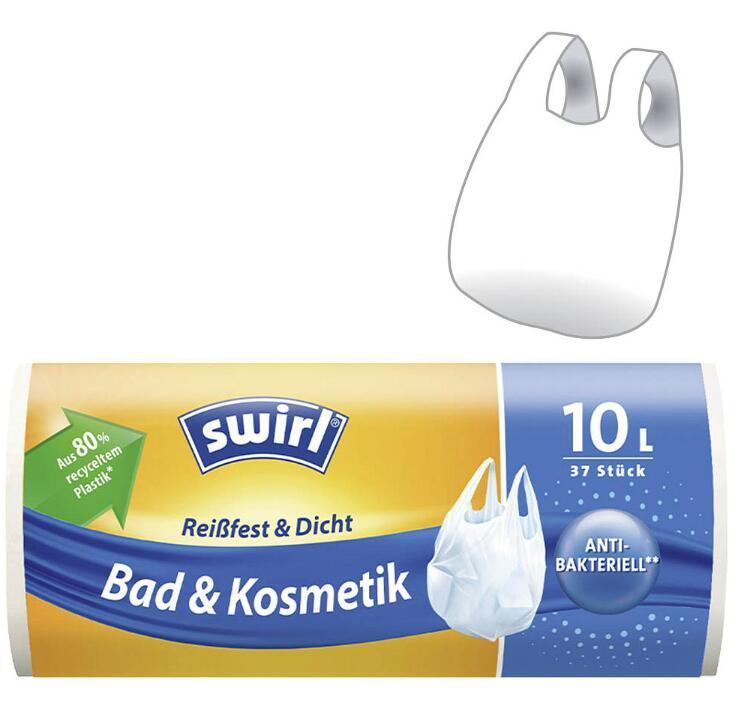swirl® Müllbeutel Bad & Kosmetik 4341 10,0 l 37 weiß - 37 Stück von Swirl