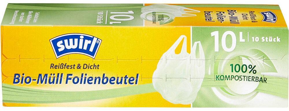 swirl Bio-Müllbeutel 10,0 l grün - 10 Stück swirl Bio-Müllbeutel 10,0 l grün - 10 Stück von swirl®