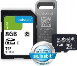 Swissbit TSE, USB, 8 GB Technische Sicherungseinrichtung (TSE-Modul), Bauform: USB-Stick, Verschlüsselung: 384 Bit, SE Leistung (Signatur): 250 ms, Lebensdauer: 20 Mio. Signaturen, Speicherplatz: 8 GB, Zertifikatslaufzeit bis November 2028 - Sonderartikel: Storno und Rückgabe unabhängig von der Lieferzeit ausgeschlossen! (SFU3008GC2PE2TO-E-GE-C32-JA0) von Swissbit