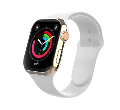 Swissten Armband aus Silikon, kompatibel mit Apple Watch 38 und 40 mm, Weiß von Swissten