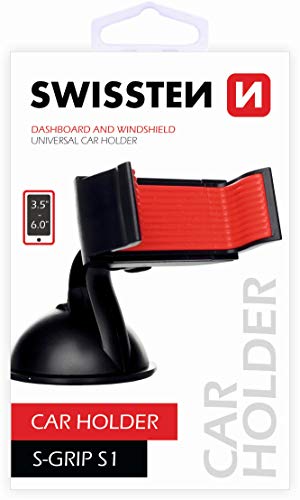 Swissten Handyohalterung fürs Auto mit Saugnapf für Armaturenbrett und Windschutzscheibe, Universal autohandyhalter, KFZ Handyhalterung für iPhone iPad Samsung Huawei LG XIAOMI von Swissten