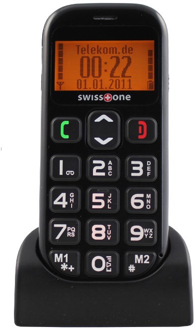 BBM 320 C Seniorenhandy schwarz BBM 320 C Seniorenhandy schwarz von Swisstone