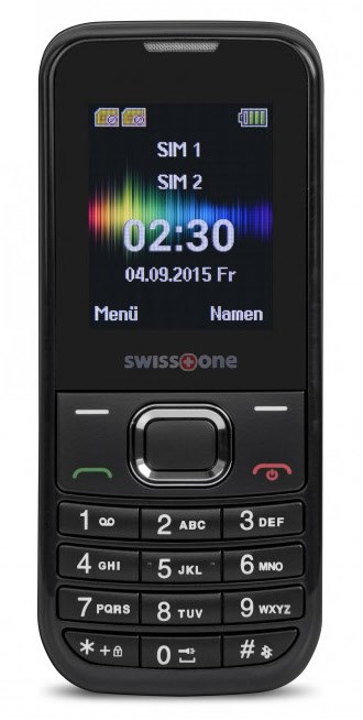 SC 230 Tasten Handy schwarz von Swisstone