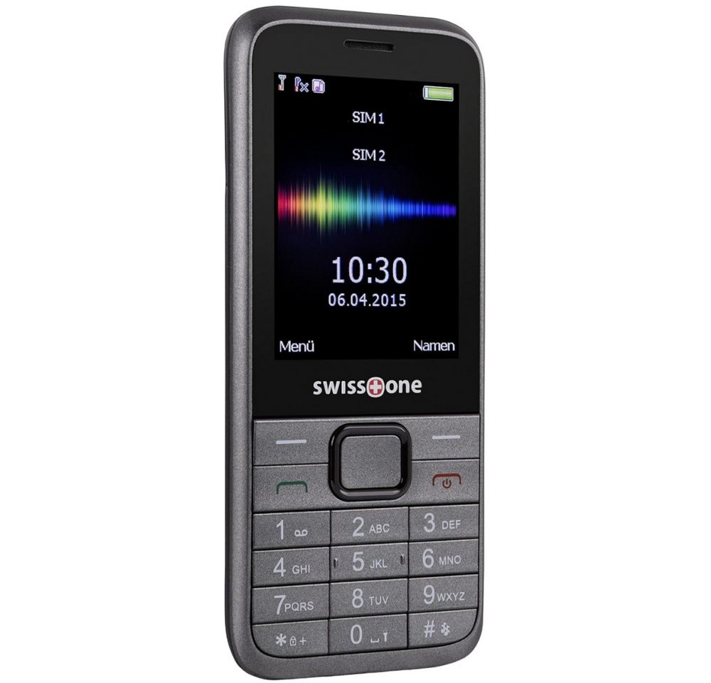 Swisstone SC 560 - Seniorenhandy - grau Seniorenhandy (2,4 Zoll) von Swisstone