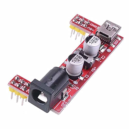 Steckplatine Netzteil Modul 3,3V/5V MB102 geeignet für Mikrocontroller von Switch Electronics