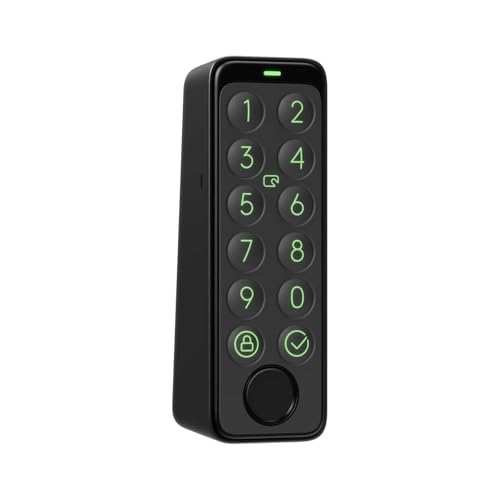 SwitchBot Keypad Touch, Smartes Tastenfeld mit Fingerabdruck-Sensor, NFC-Kartenleser, IP65 Schutzklasse, Beleuchtet von SwitchBot