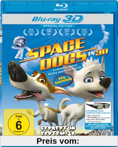 Space Dogs - Der Kinofilm Real 3D Editon (3D Blu-ray) [Special Edition] von Swjatoslaw Uschakow