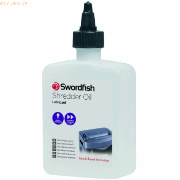 5 x Swordfish Aktenvernichteröl 350ml von Swordfish