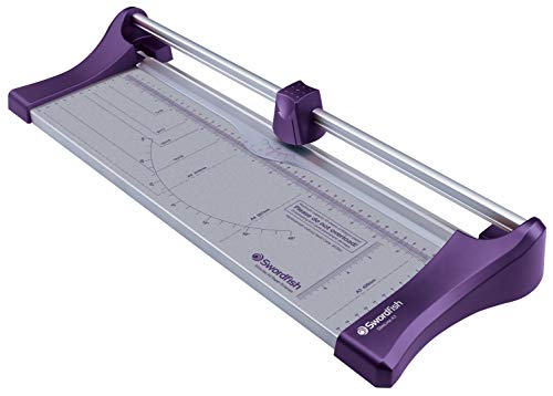 Swordfish 40358 Slimline Papierschneidemaschine, A3, 10 Blatt, Violett von Swordfish