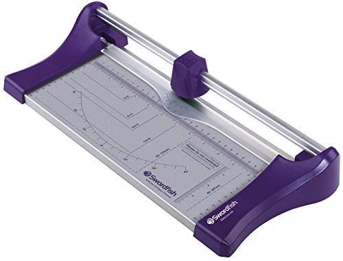 Swordfish 40359 Slimline Papierschneidemaschine, A4, 10 Blatt, Violett von Swordfish