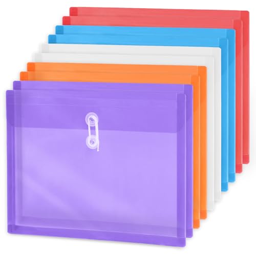Swpeet 10Pcs 12.8X 9.8 Zoll Kunststoff Legal Größe Umschläge mit Knopf und String Tie Closure Assorted Color, Kunststoff Ordner Projekt Papier Dokumente Veranstalter Ideal für Büro Schule Haus Swpeet 10Pcs 12.8X 9.8 Zoll Kunststoff Legal Größe Umschläge mit Knopf und String Tie Closure Assorted Color, Kunststoff Ordner Projekt Papier Dokumente Veranstalter Ideal für Büro Schule Haus von Swpeet