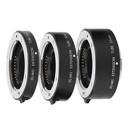 10 Mm + 16 Mm + 21 Mm Makro-Adapterring mit Automatischer Fokussierung Passend für SLR-Kameraobjektiv für Lumix G9 G7 G85 G95 GX85 GX9 GX8 GX7 GH5 GH5S GH4 und Mehr von Sxhlseller