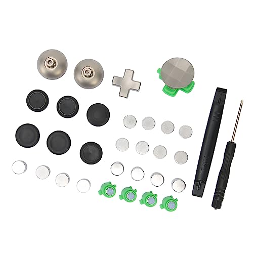 33-in-1 Magnetische Metallknöpfe, Zubehör für PS5-Controller, Gamepad, Metallknöpfe, Ersatzteile für PS5-Controller von Sxhlseller