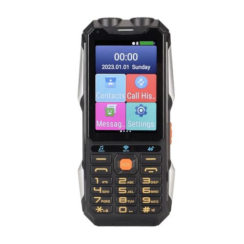 4G LTE Robustes Senioren-Handy, Entsperrtes Android 7.0-Handy, Große Taste / 18000 MAh/LED-Taschenlampe/Lauter Ton/Schnellwahltelefon, Kleines (Grün) von Sxhlseller