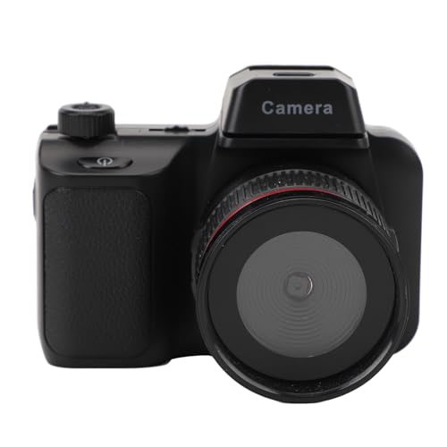4K HD Digitalkamera, 16 Fach Zoom Videokamera Camcorder mit 2,2 Zoll Klappbildschirm, Tragbare 16 MP Vlogging Kamera, Wiederaufladbar mit Fülllicht für Reisen von Sxhlseller