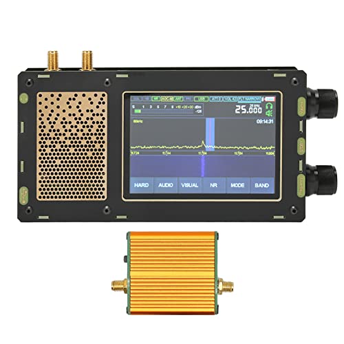 50 kHz-2 GHz SDR-Empfänger Malahit SDR-Empfänger, 3,5-Zoll-Touchscreen, 3600-mAh-Akku, AM SSB NFM WFM CW-Kurzwellen-Funkempfänger (DSP SDR V3 Host mit rauscharmem Verstärker) von Sxhlseller