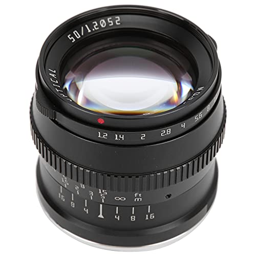 50mm F1.2 L Objektiv, L Mount manuelles Objektiv mit Großer Blende, Kompatibel mit SL/SL2/SL2S Kamera, Optisches Glas mit Großer Blende für Portraits, Skizzenfotografie 50mm F1.2 L Objektiv, L Mount manuelles Objektiv mit Großer Blende, Kompatibel mit SL/SL2/SL2S Kamera, Optisches Glas mit Großer Blende für Portraits, Skizzenfotografie von Sxhlseller