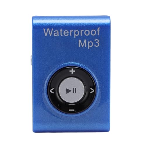 8 GB MP3 Player Zum Schwimmen, IPX8 Unterwasserwetterer Musikplayer mit Kopfhörern, Zum Tauchen von Surfen mit Dem Skifahren mit Skifahren (Blue) von Sxhlseller