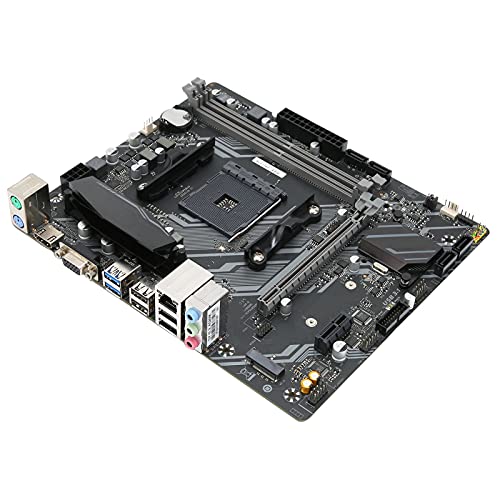 A520M Micro‑ATX-Motherboard, Dual-Channel-DDR4-Speicher USB2.0/3.0 SATA/Nvme M.2-Steckplatz VGA für Laptop von Sxhlseller