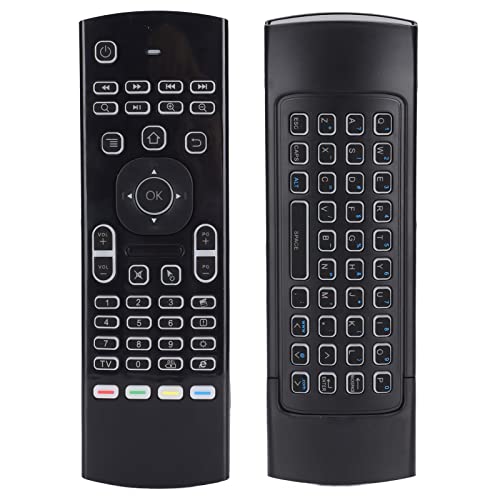 Air Fly Mouse Keyboard, Kabellose Fernbedienung mit Hintergrundbeleuchtung, für Android TV Box PC Laptop HTPC Tablet Smart TV, Business PPT Präsentationen, Projektor von Sxhlseller