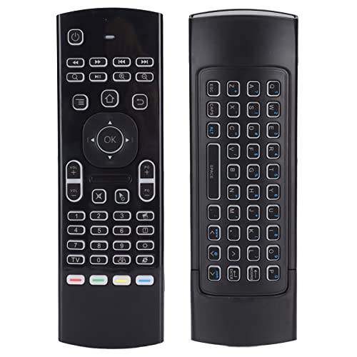 Air Fly Mouse Keyboard, Kabellose Fernbedienung mit Hintergrundbeleuchtung, für Android TV Box Windows PC Laptop HTPC Tablet Smart TV, Business PPT Präsentationen, Projektor von Sxhlseller