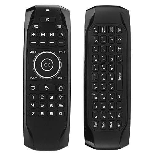 Air Mouse Keyboard, Bluetooth 5.0-Fernbedienung mit Hintergrundbeleuchtung, für Android-TV-Box-Computertelefone, Smart-TV, 5-Tasten-IR-Lernen, mit Bewegungserkennung von Sxhlseller