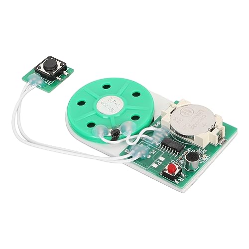 Beschreibbarer Soundchip, Ton Sprachaufzeichnungs Wiedergabemodul mit Doppelseitigem Klebeband, Unterstützt 25 Sekunden Aufnahmedauer für Begrüßungen, DIY Projekte und Beschreibbarer Soundchip, Ton Sprachaufzeichnungs Wiedergabemodul mit Doppelseitigem Klebeband, Unterstützt 25 Sekunden Aufnahmedauer für Begrüßungen, DIY Projekte und von Sxhlseller