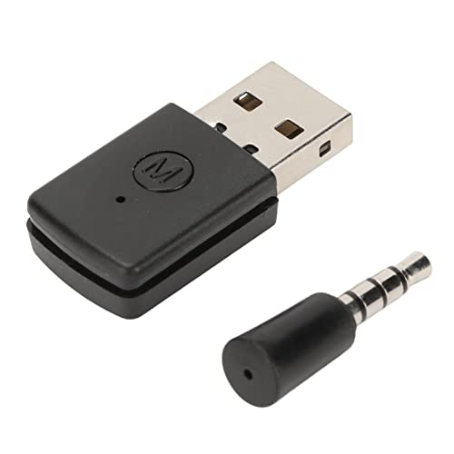 Bluetooth-Empfänger-Sender-Adapter, für PS4 PS5, Kabelloser USB-Bluetooth-Dongle, für Bluetooth-Headset-Mikrofone, 3,5-mm-Stecker, Plug-and-Play von Sxhlseller