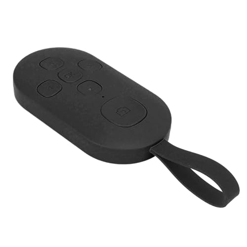 Bluetooth Handy Seitenwender, Fernbedienung, Selfie Clicker, Freihändig, Typ C, Wiederaufladbar für Telefon Tablet, Tragbarer Clicker Seitenwender Zum Lesen von Romanen und (Black) von Sxhlseller