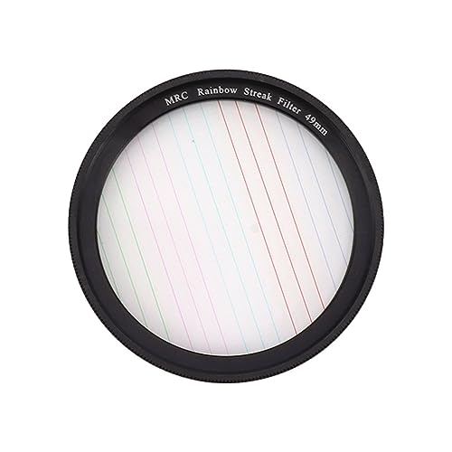 Bunter Streak-Sternfilter für Nachtszenen – DSLR-Kamera-Zubehör, Verstärkt den Flare-Effekt, Ideal für Filme, Musikvideos und Hochzeitsfotografie (49mm) von Sxhlseller